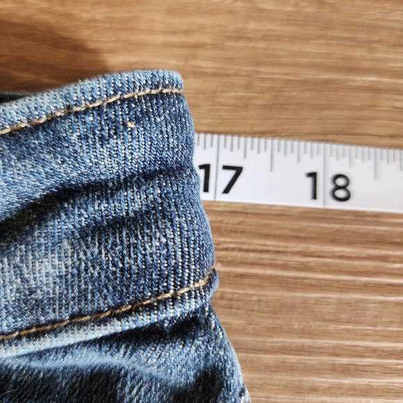 Lee Slender Secret Straight Leg Jeans Plus Size Sits at Waist 16 Short - Picture 4 of 8